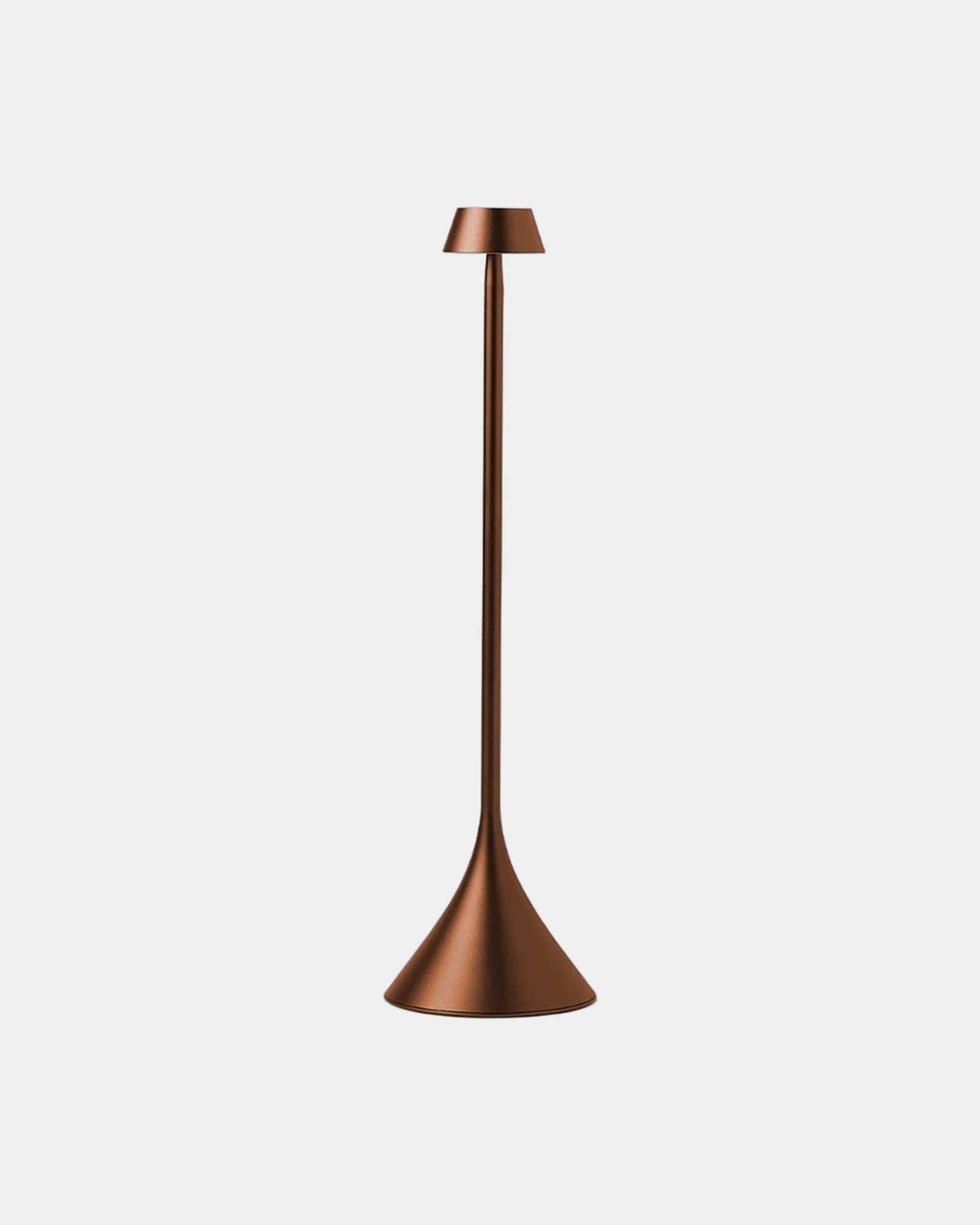 Tafellamp aluminium Lexon Steli Dome om te personaliseren - Bronskleurig