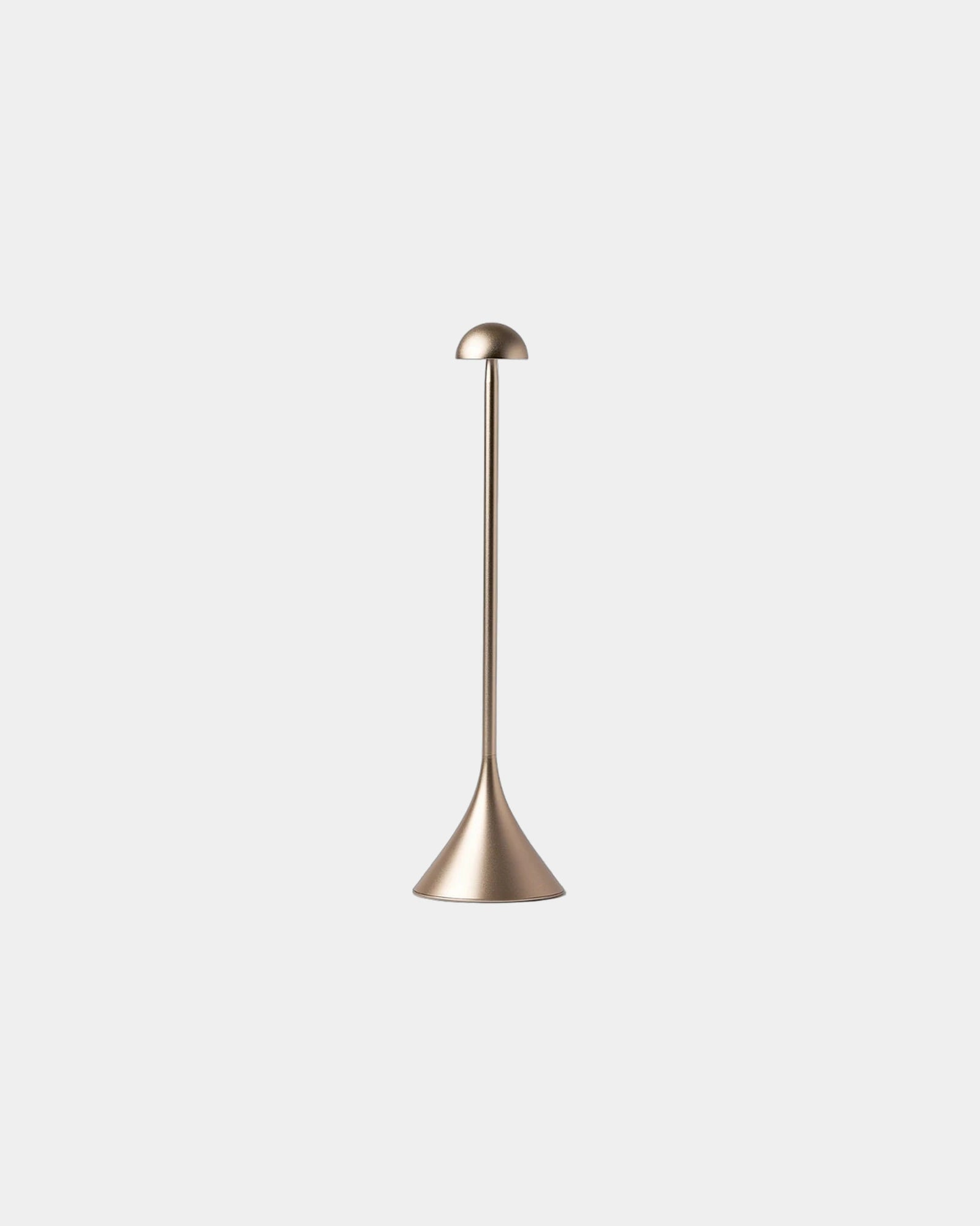 Tafellamp aluminium Lexon Steli Dome om te personaliseren - Soft Gold