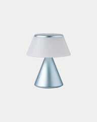 LED-lamp aluminium Lexon Luma S om te personaliseren - Lichtblauw