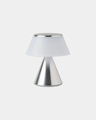 LED-lamp aluminium Lexon Luma S om te personaliseren - gepolijst aluminium