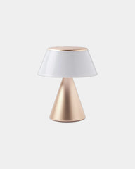 LED-lamp Lexon Luma L touch dimbaar om te personaliseren - Soft Gold