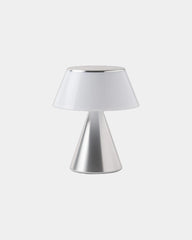 LED-lamp Lexon Luma L touch dimbaar om te personaliseren - gepolijst aluminium