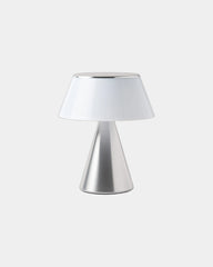 LED-lamp aluminium Lexon Luma XL om te personaliseren - gepolijst aluminium