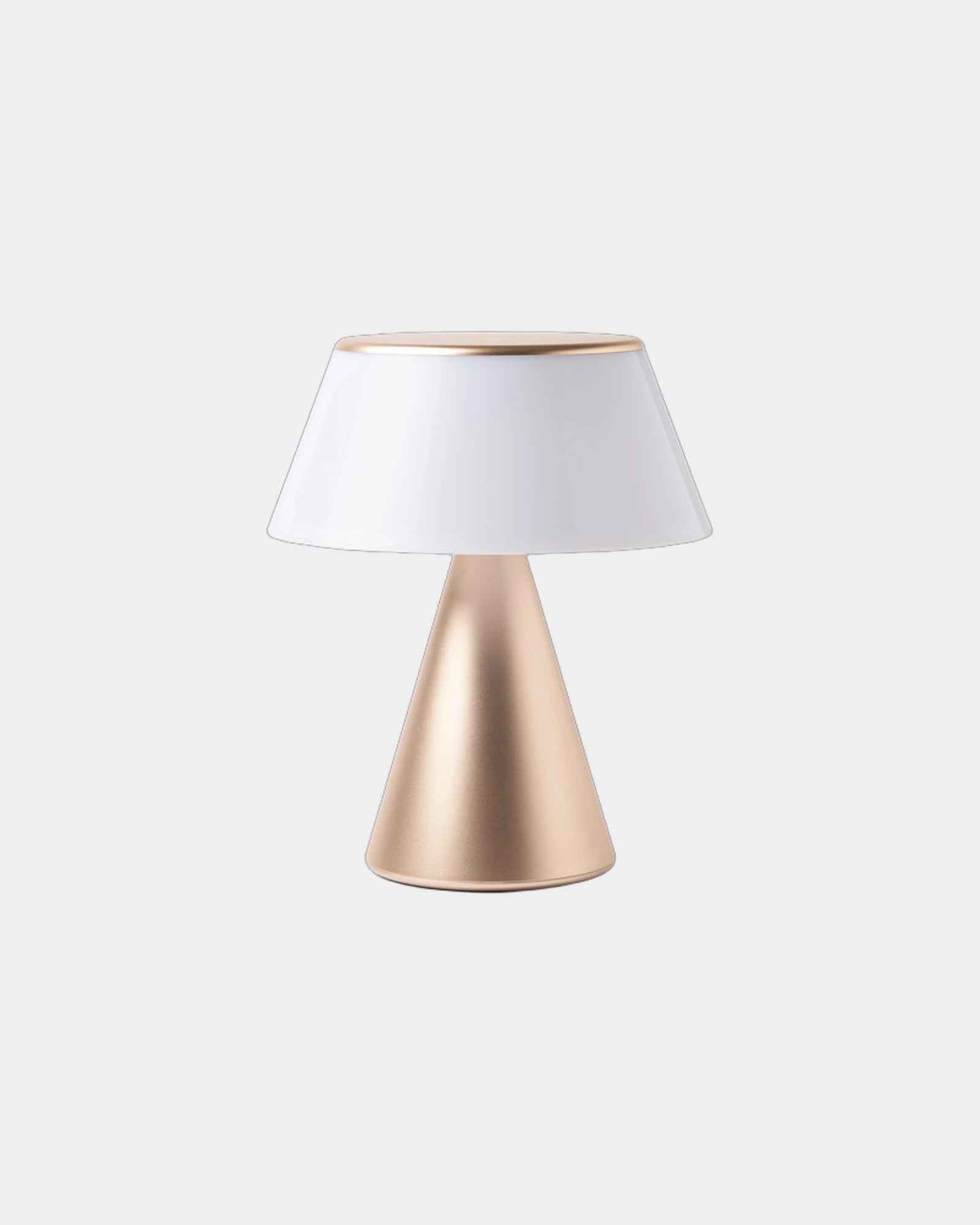 LED-lamp aluminium Lexon Luma XL om te personaliseren - Soft Gold