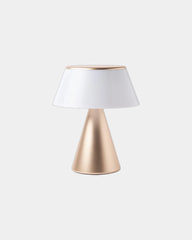 LED-lamp aluminium Lexon Luma XL om te personaliseren - Soft Gold