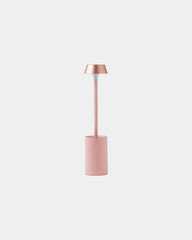 LED-lamp aluminium Lexon Mimi om te personaliseren - Lichtroze