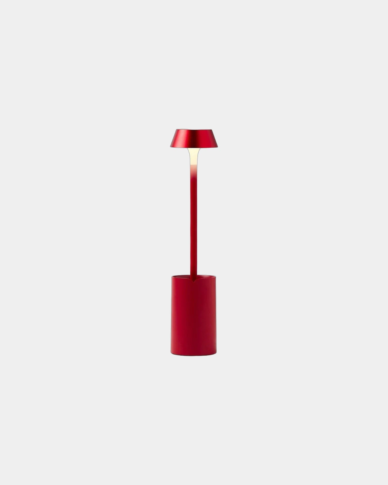 LED-lamp aluminium Lexon Mimi om te personaliseren - Donkerrood