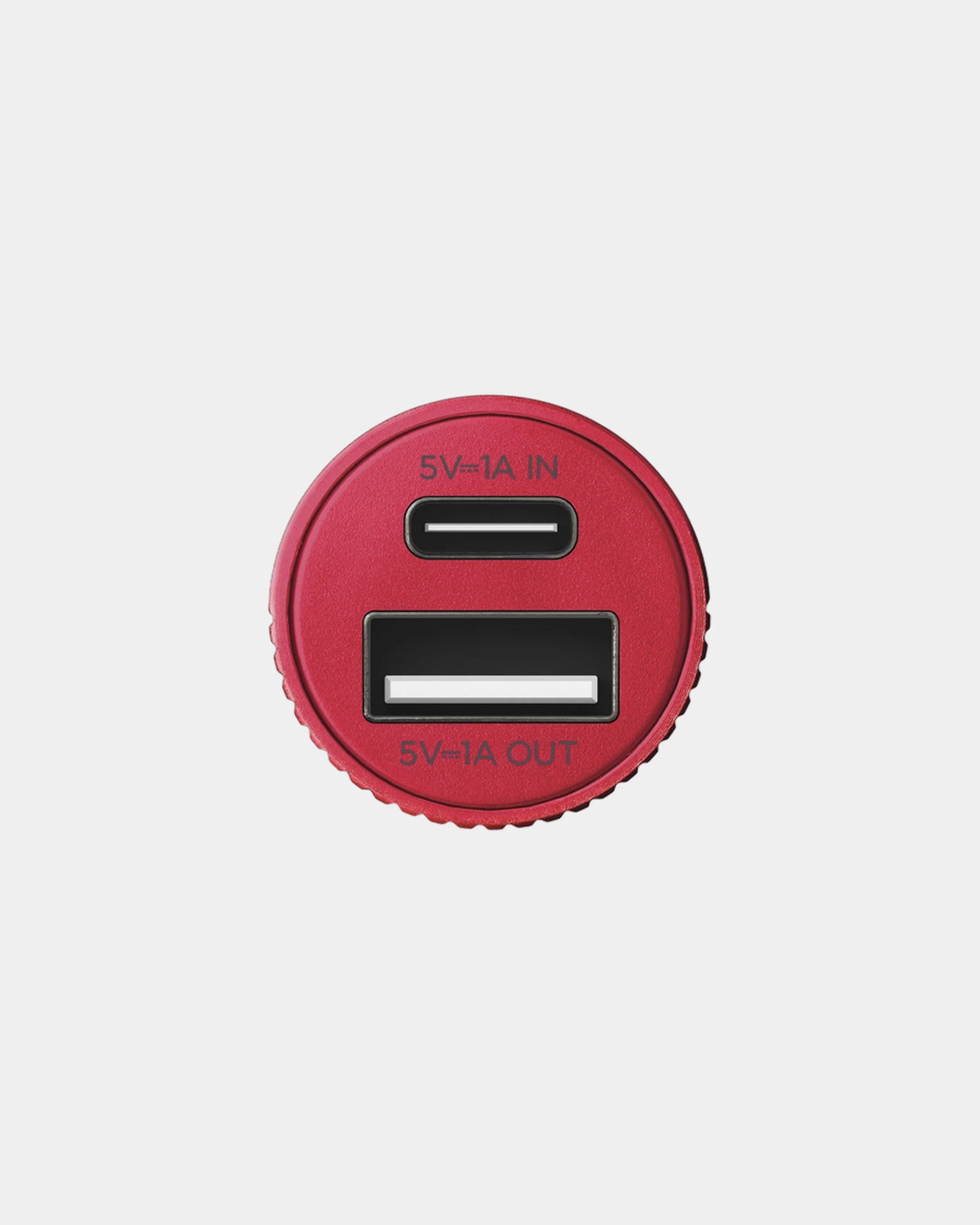 Powerbank aluminium Lexon Fine Tube 2 om te personaliseren - Rood