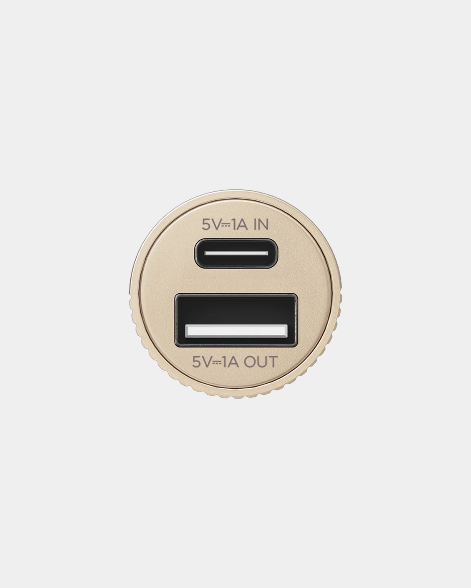Powerbank aluminium Lexon Fine Tube 2 om te personaliseren - Soft Gold