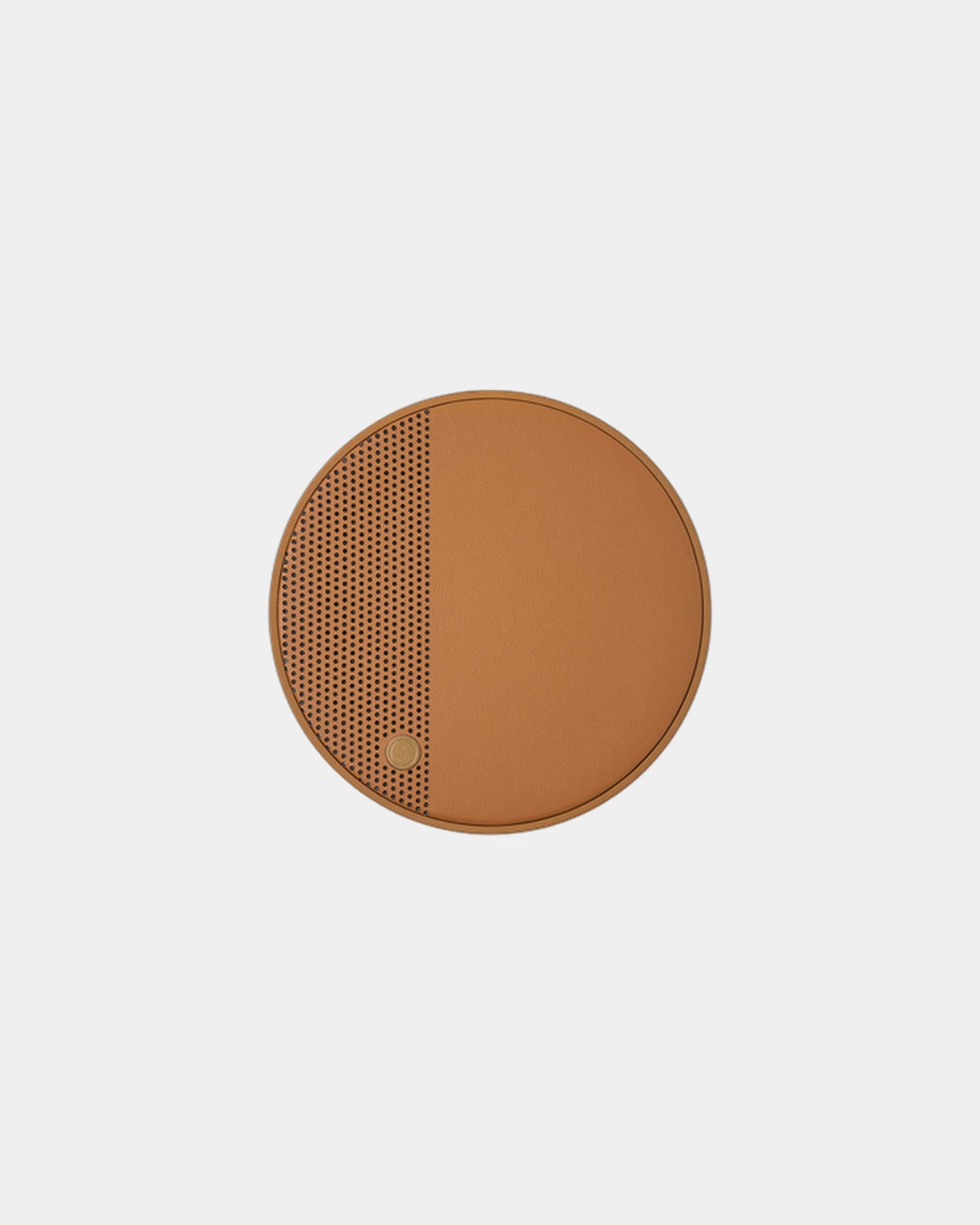 Draadloze oplader Lexon Oslo Energy+ om te personaliseren - Synthetisch leer bruin/goud