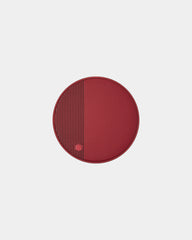Draadloze oplader Lexon Oslo Energy+ om te personaliseren - Synthetisch leer rood/rood