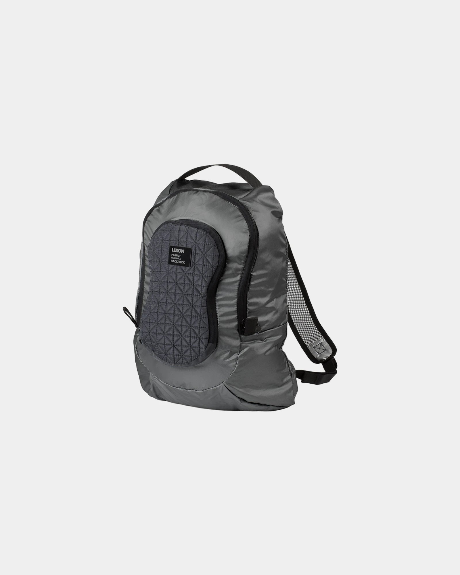 Rugzak opvouwbaar Lexon Peanut 17L om te personaliseren - Gunmetal