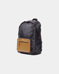 Rugzak opvouwbaar Lexon Packable 18L om te personaliseren - Zwart / Cognac