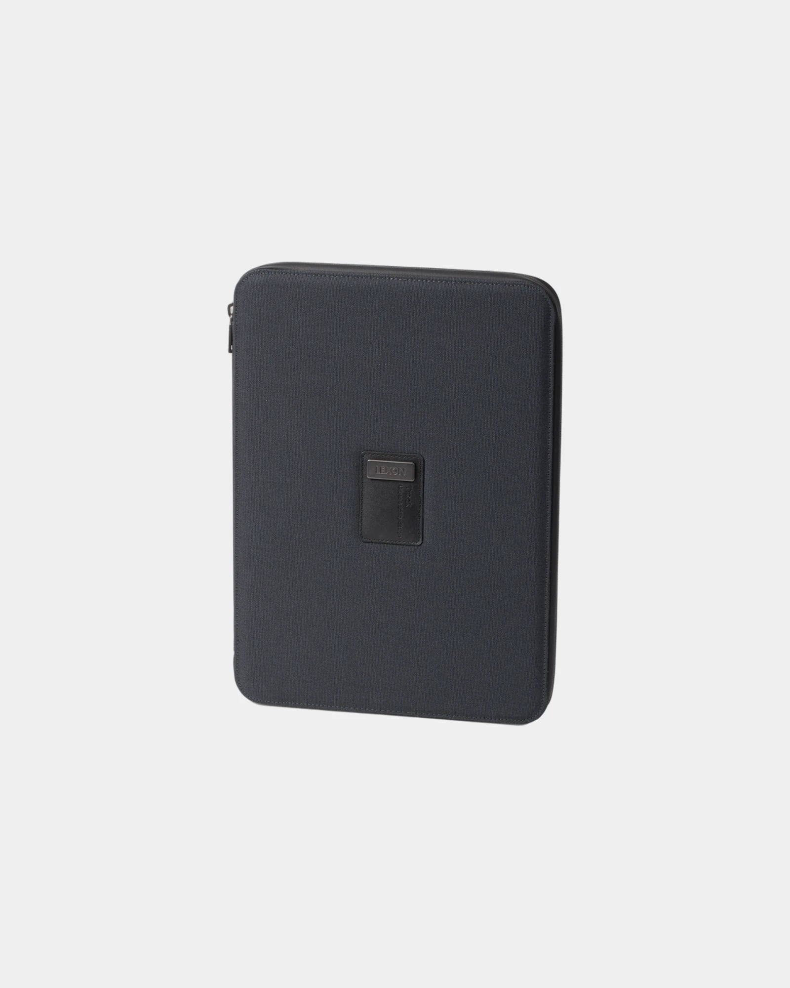 Documentenmap Lexon Track A4 met rits om te personaliseren - Blauw