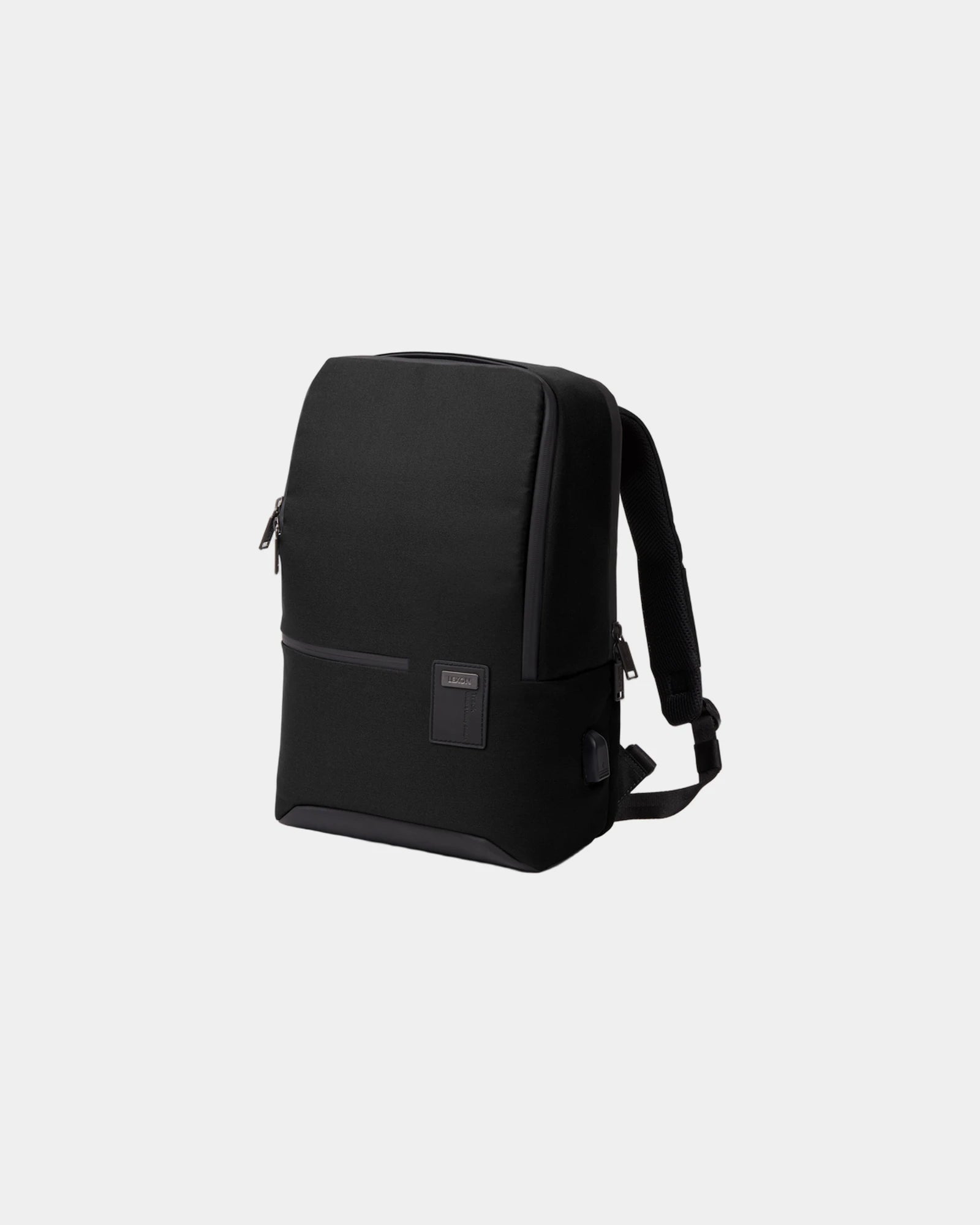 Rugzak Lexon Track Double 15" om te personaliseren - Zwart