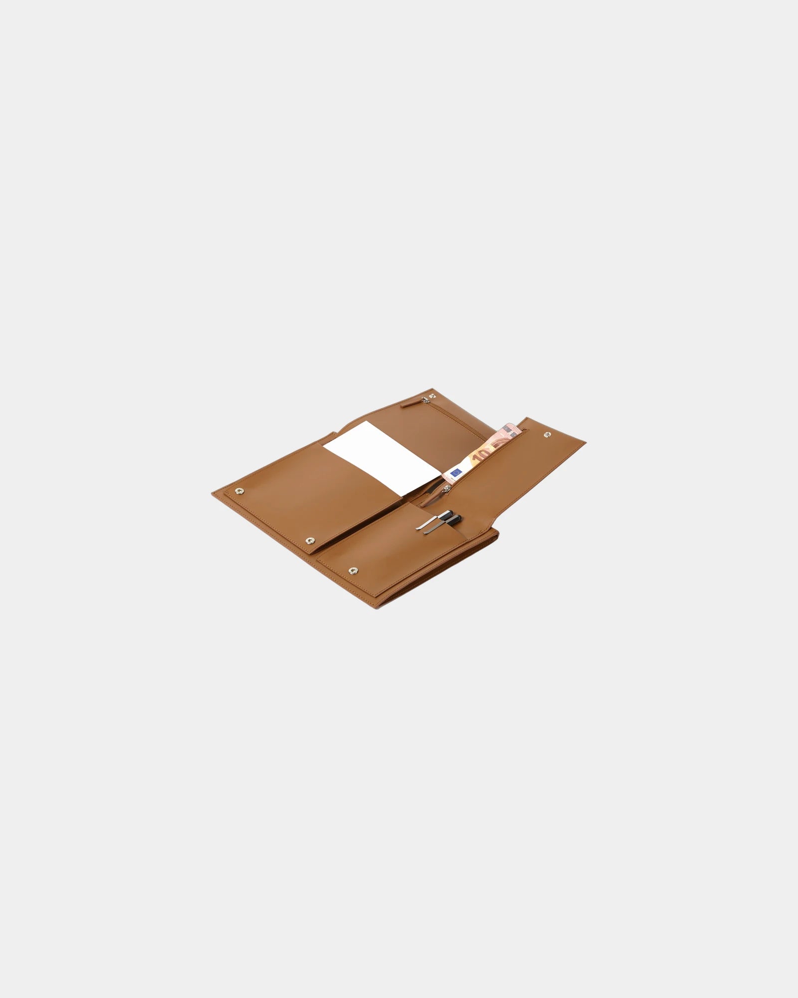 Laptoptas gerecycled leer Flat 15" om te personaliseren - 7
