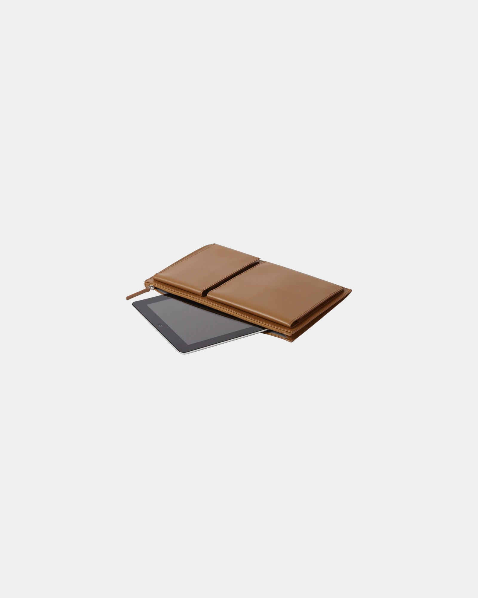 Laptoptas gerecycled leer Flat 15" om te personaliseren - 9