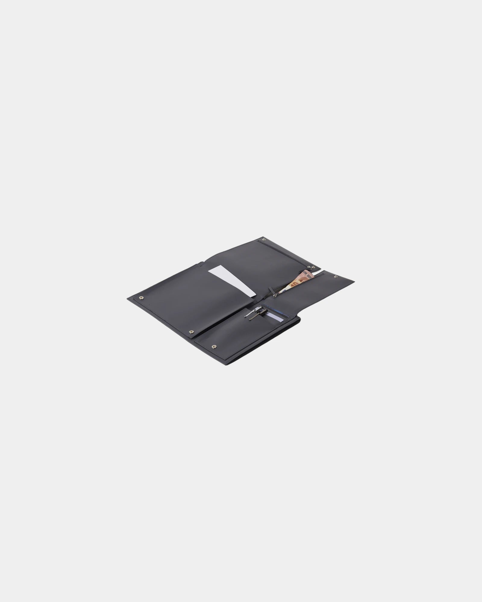 Laptoptas gerecycled leer Flat 15" om te personaliseren - 3