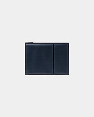 Laptoptas gerecycled leer Flat 15" om te personaliseren - Blauw