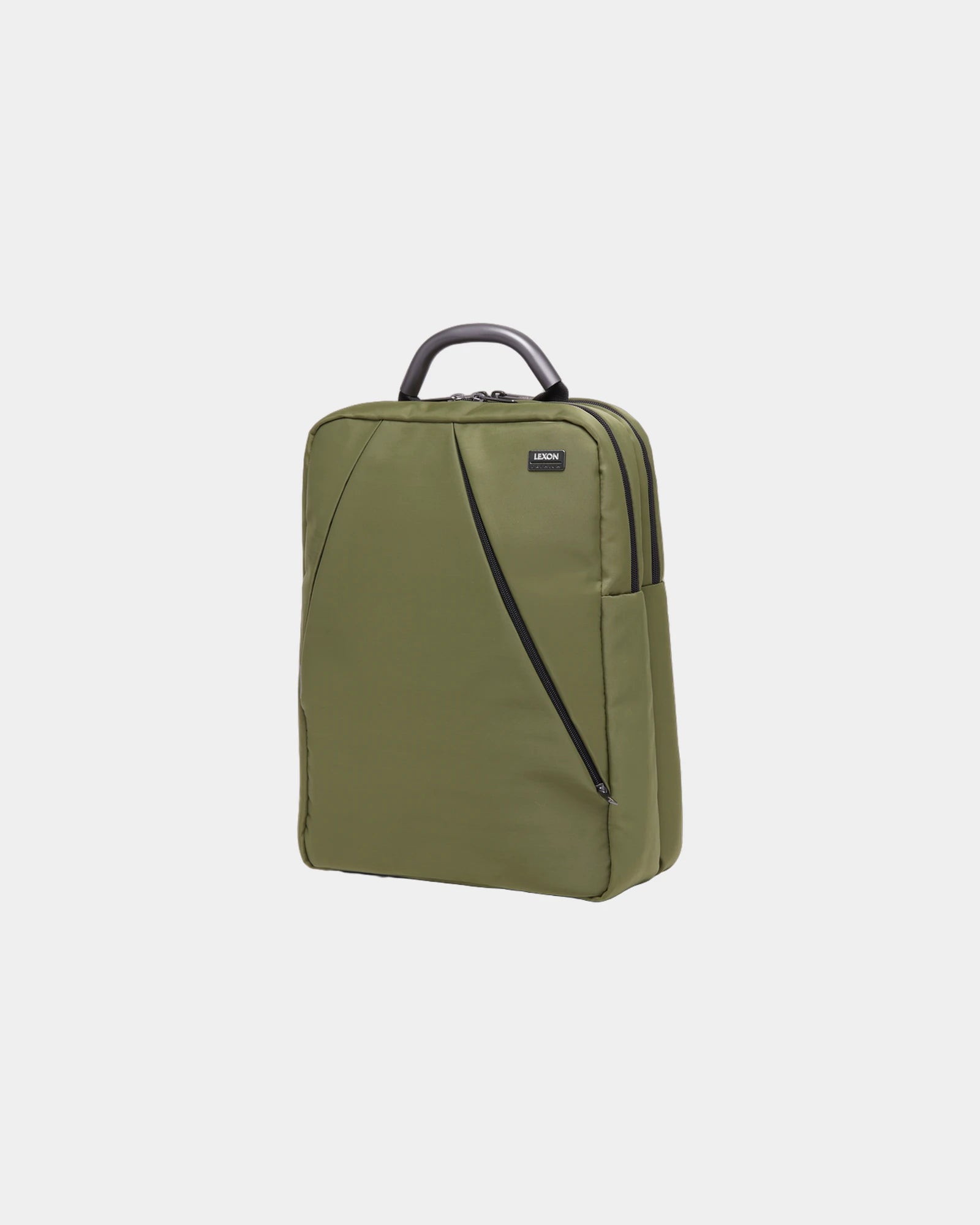 Rugzak laptop 16" Lexon Premium+ Double om te personaliseren - Kaki