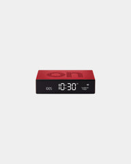 Wekker LCD Lexon Flip Premium om te personaliseren - Rood