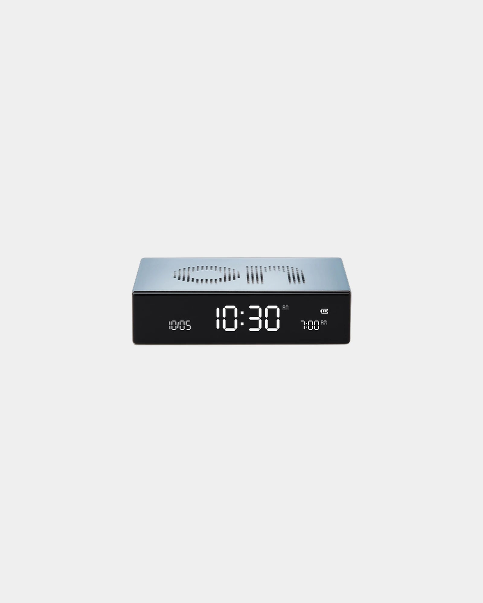 Wekker LCD Lexon Flip Premium om te personaliseren - Lichtblauw