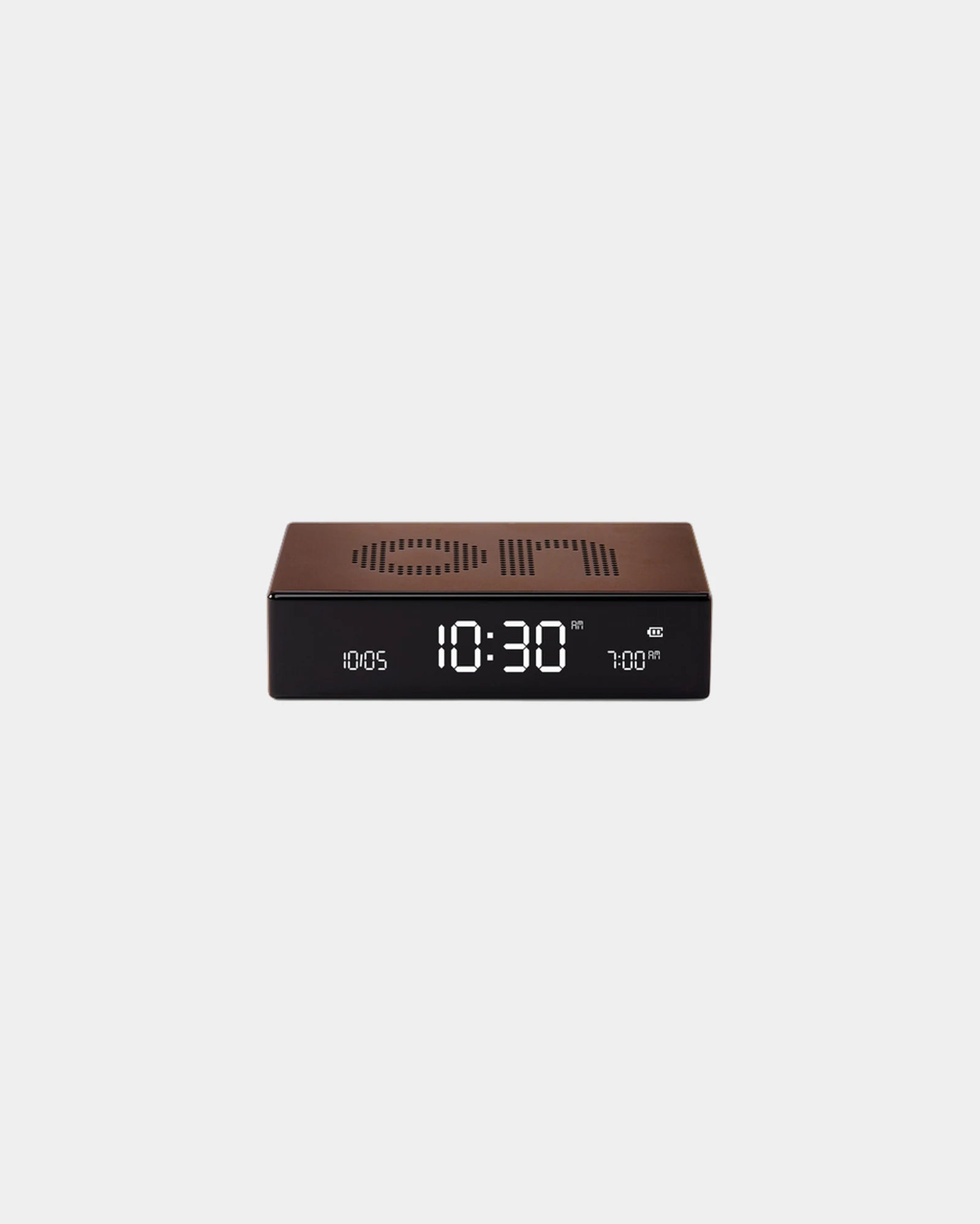 Wekker LCD Lexon Flip Premium om te personaliseren - Bronskleurig
