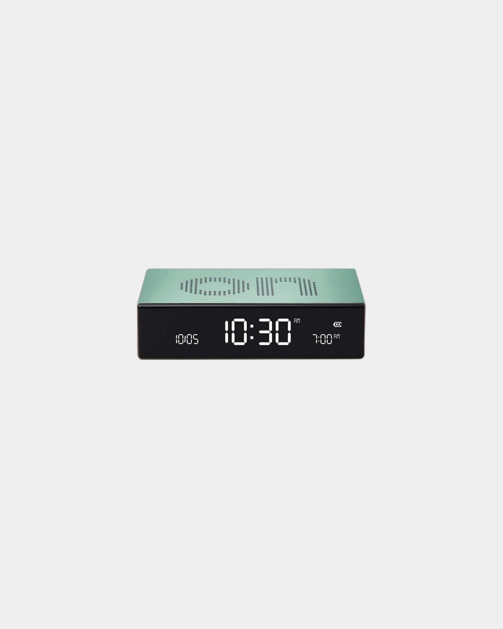 Wekker LCD Lexon Flip Premium om te personaliseren - Mintgroen