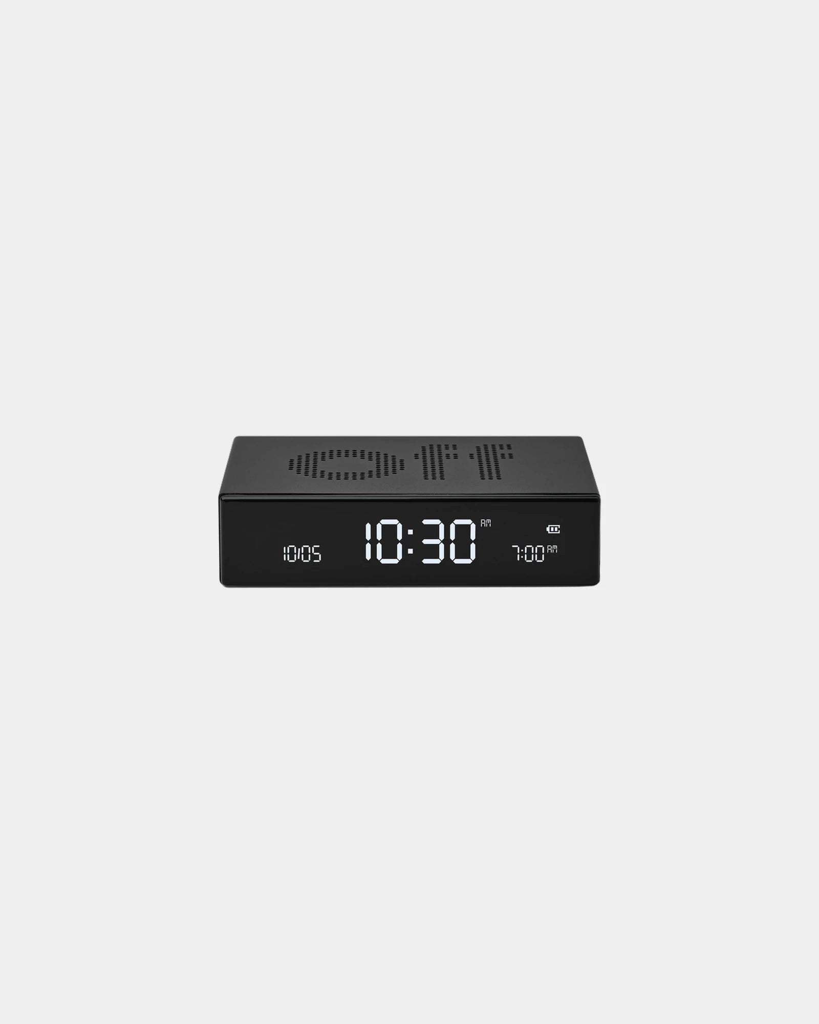 Wekker LCD Lexon Flip Premium om te personaliseren - Zwart