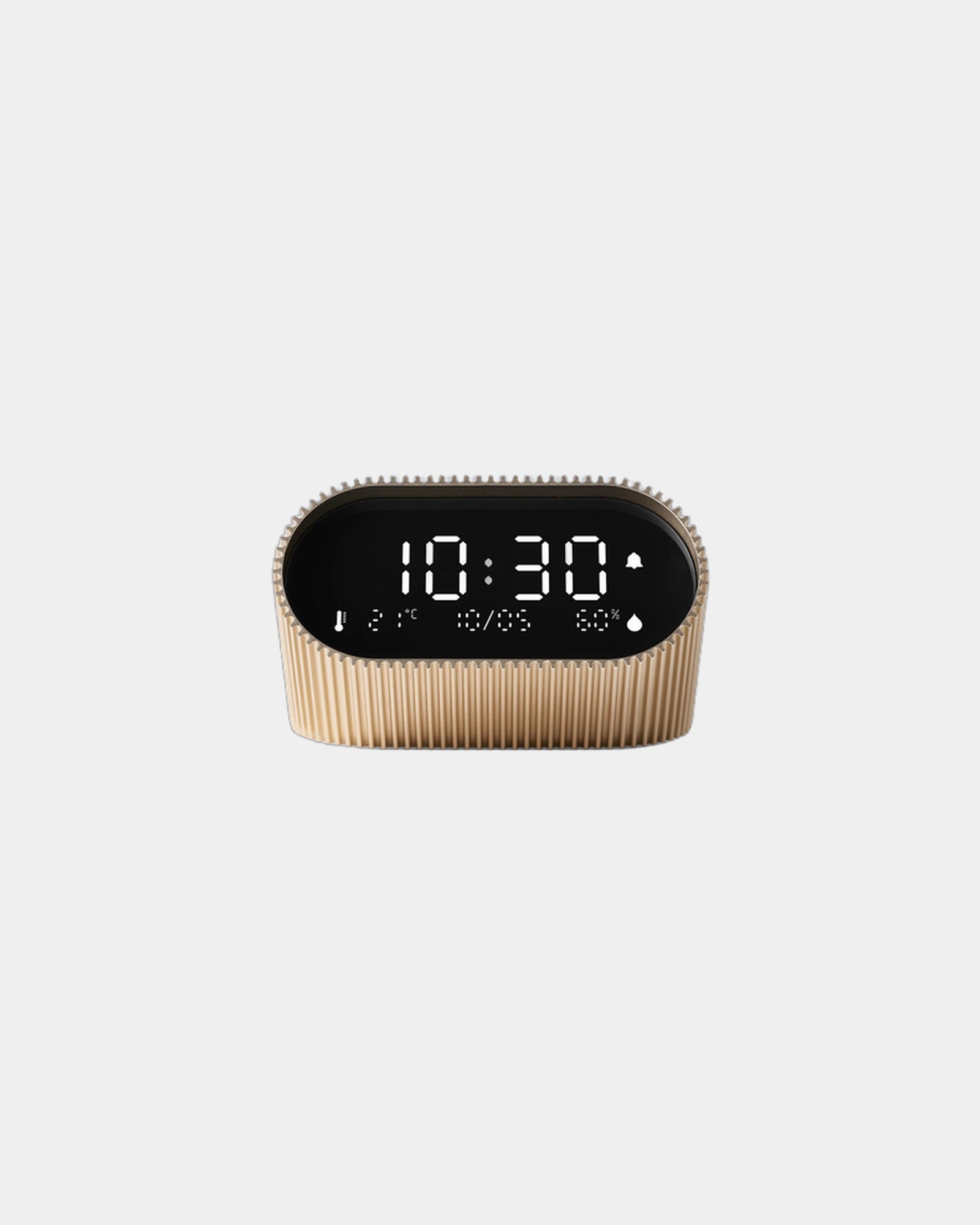 Wekkerlamp Ray Clock met zonsopgang om te personaliseren - Levendig goud