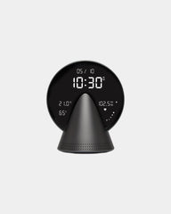 Wekkerradio Conic Clock met Bluetooth om te personaliseren - platinagrijs