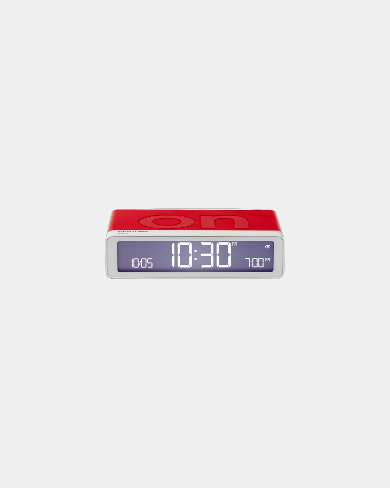 Wekker Lexon Flip+ oplaadbaar USB-C om te personaliseren - Rood 2035