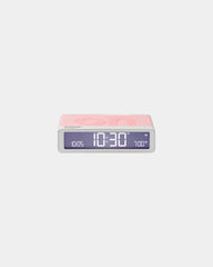 Wekker Lexon Flip+ oplaadbaar USB-C om te personaliseren - Rose Quartz