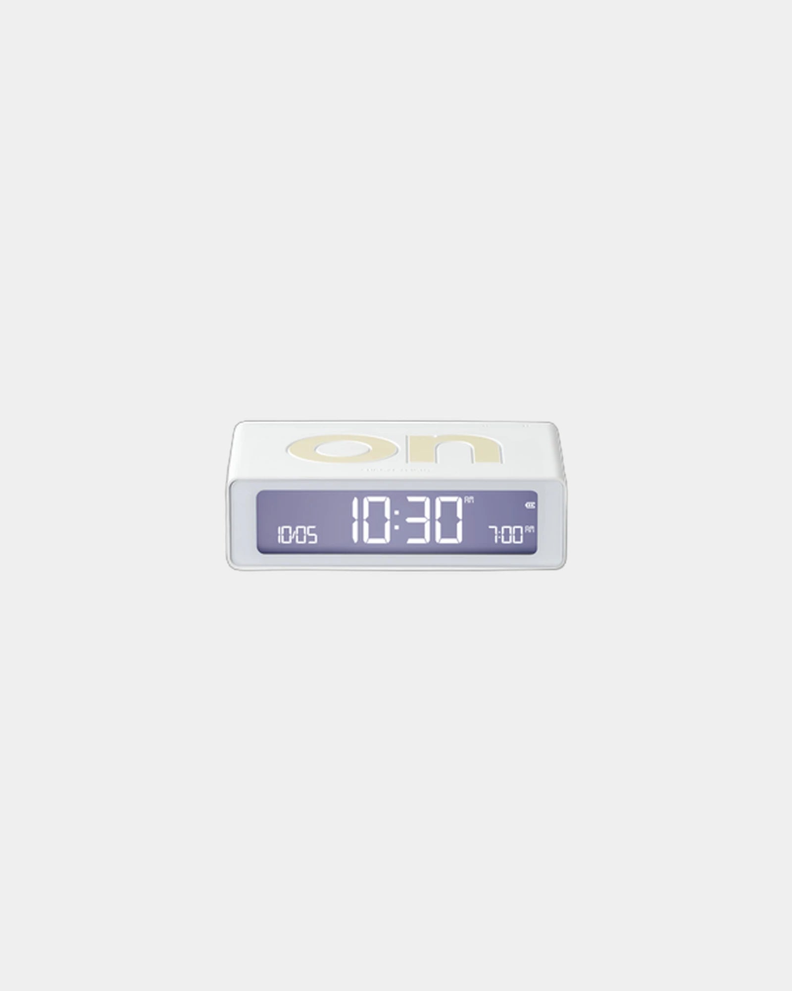 LCD-klok Lexon Flip Mini om te personaliseren - Wit