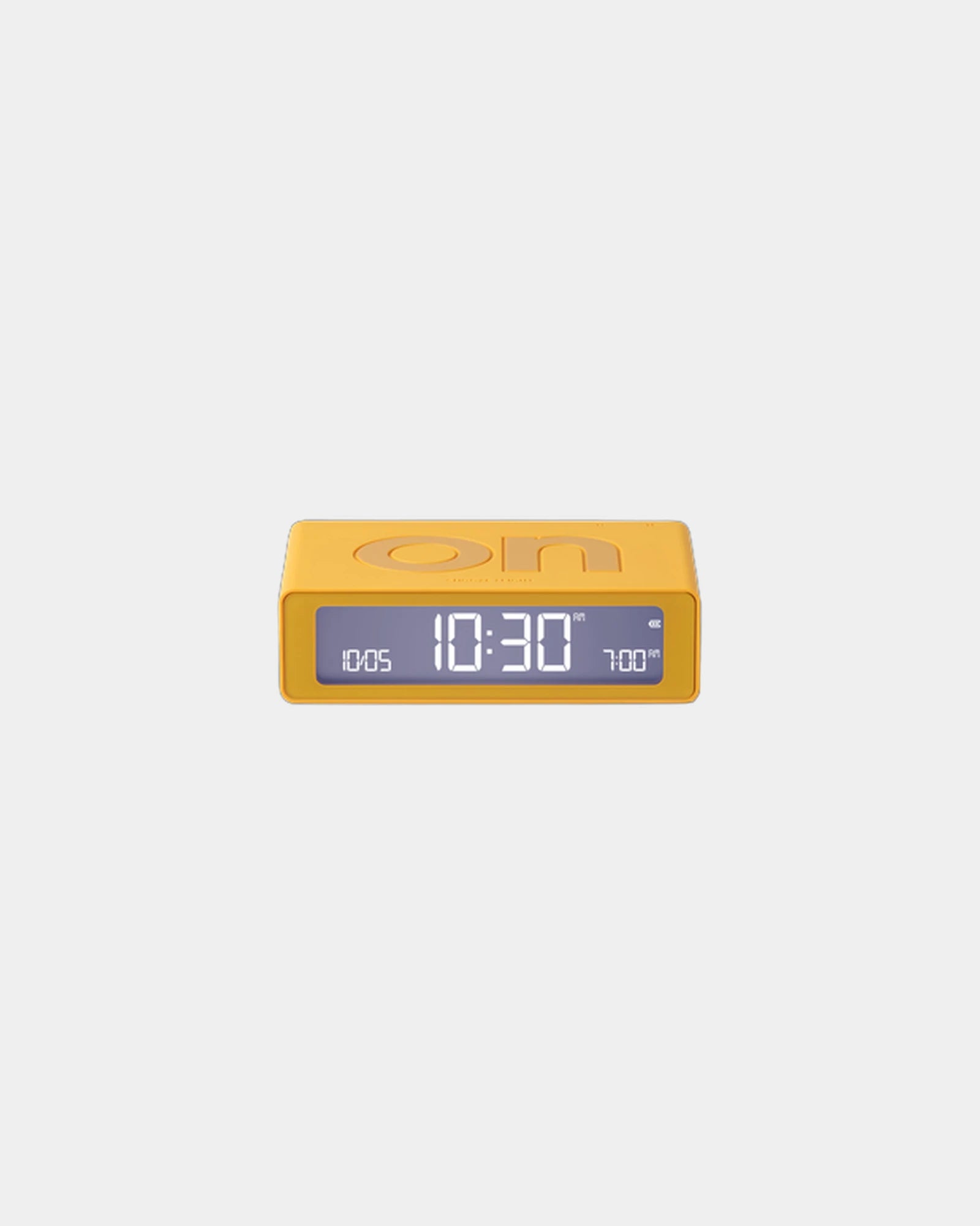 LCD-klok Lexon Flip Mini om te personaliseren - Geel