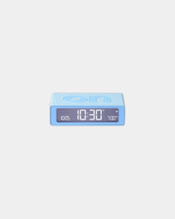 LCD-klok Lexon Flip Mini om te personaliseren - Lichtblauw
