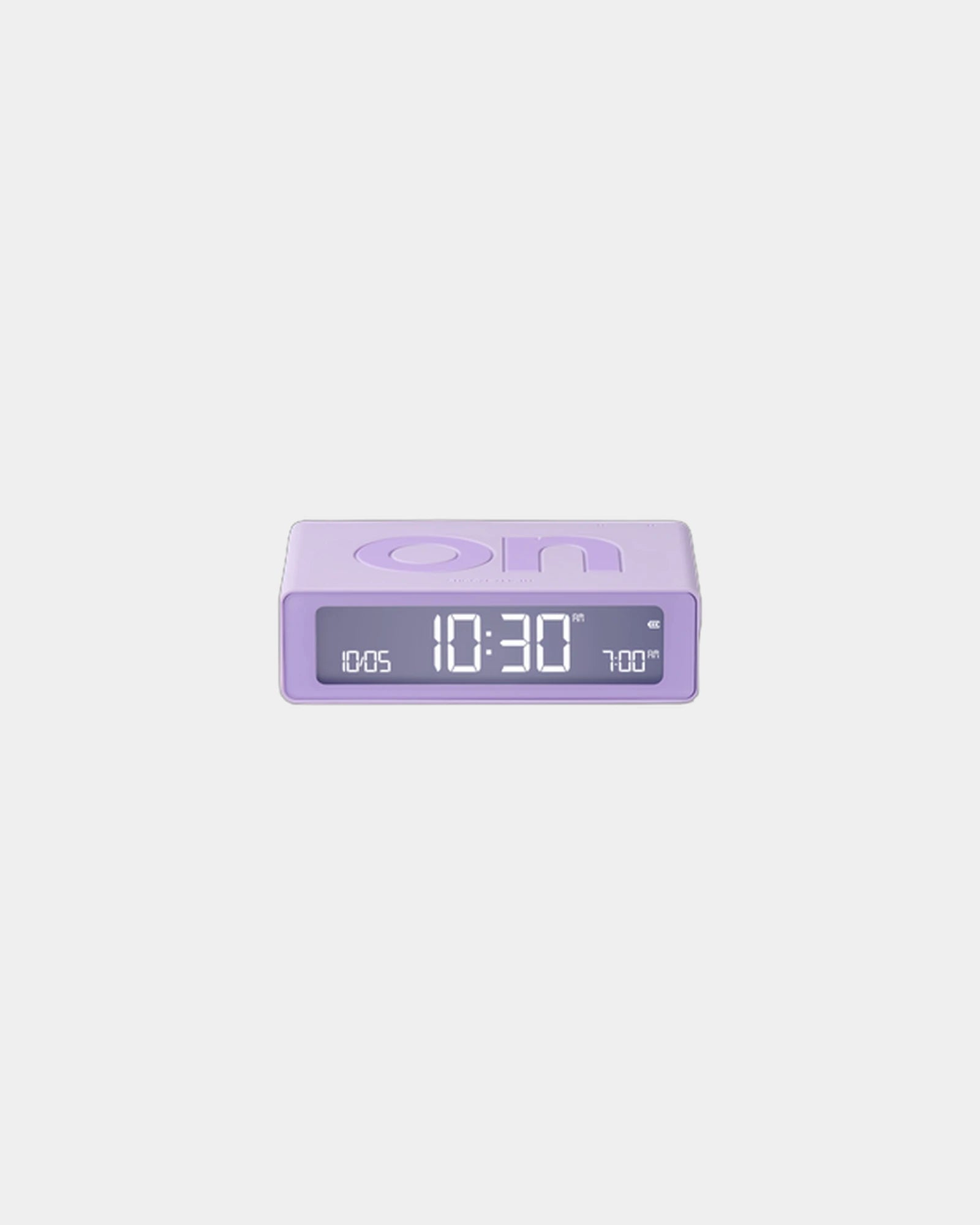 LCD-klok Lexon Flip Mini om te personaliseren - lila