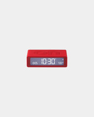 LCD-klok Lexon Flip Mini om te personaliseren - Rood