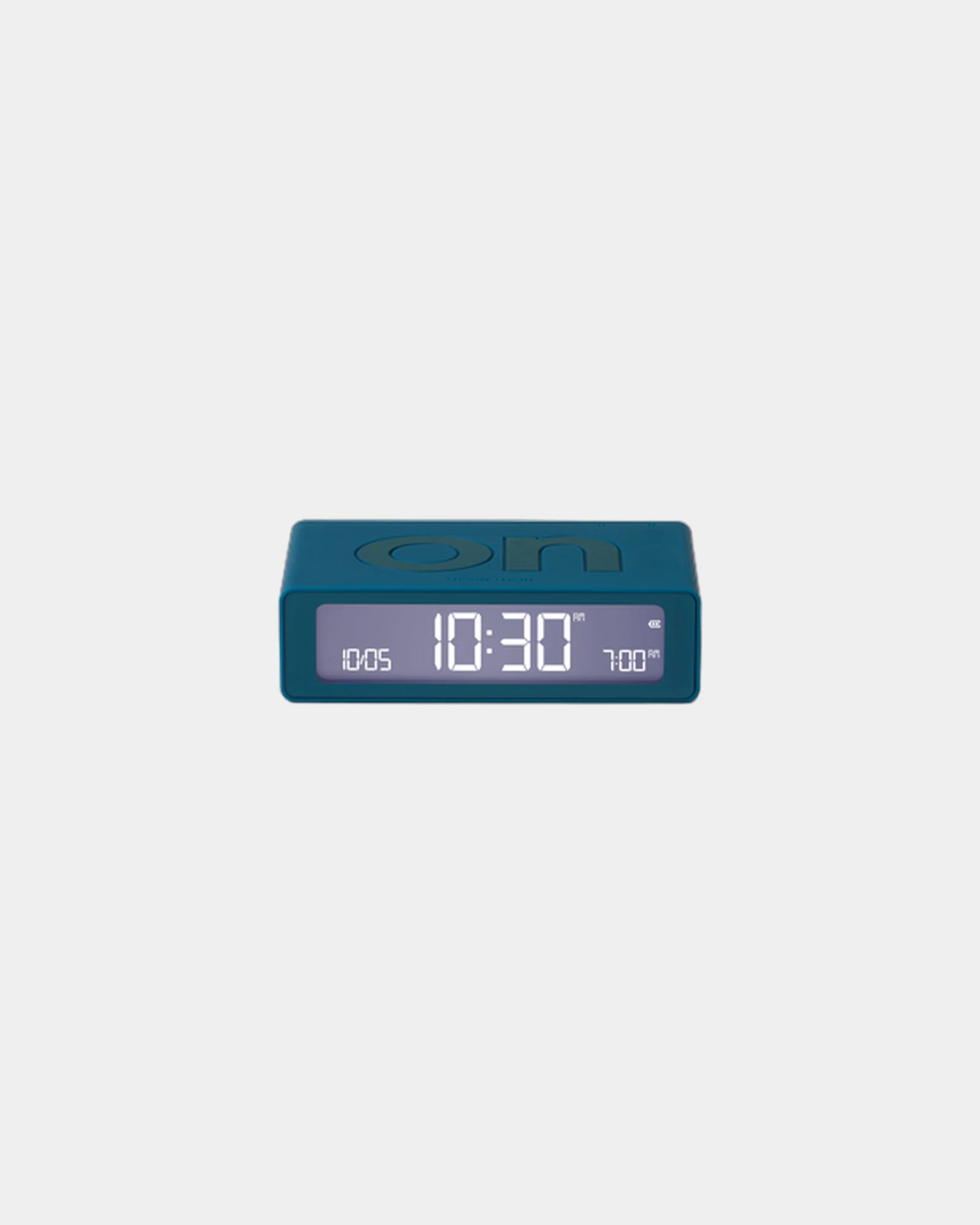 LCD-klok Lexon Flip Mini om te personaliseren - eendenblauw