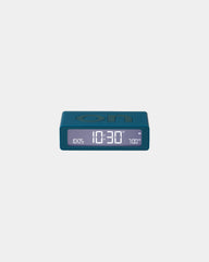 LCD-klok Lexon Flip Mini om te personaliseren - eendenblauw