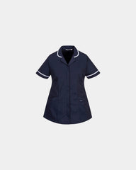 Tuniek stretch polyester om te personaliseren - Marineblauw