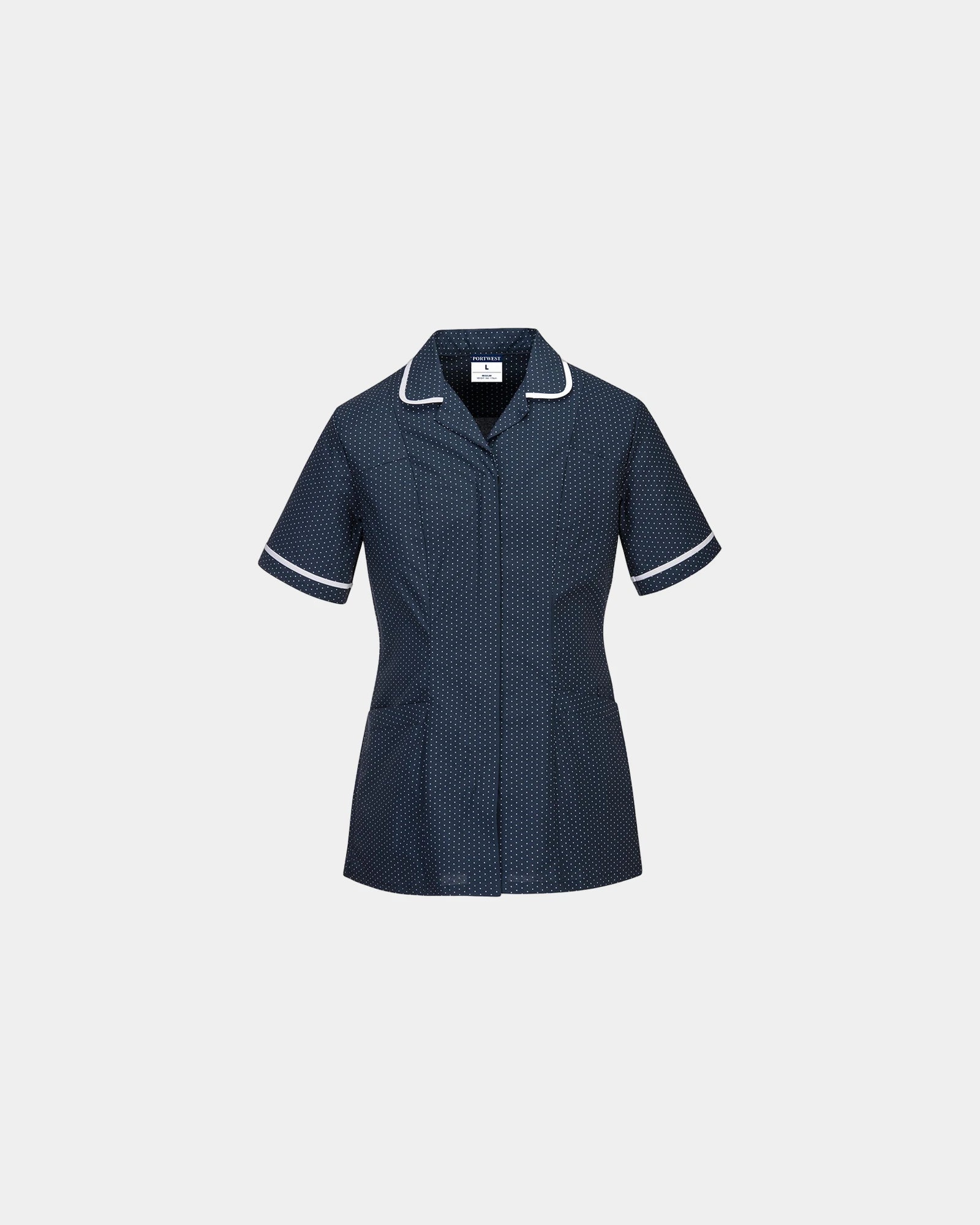 Tuniek stretch polyester marineblauw om te personaliseren - Marineblauw