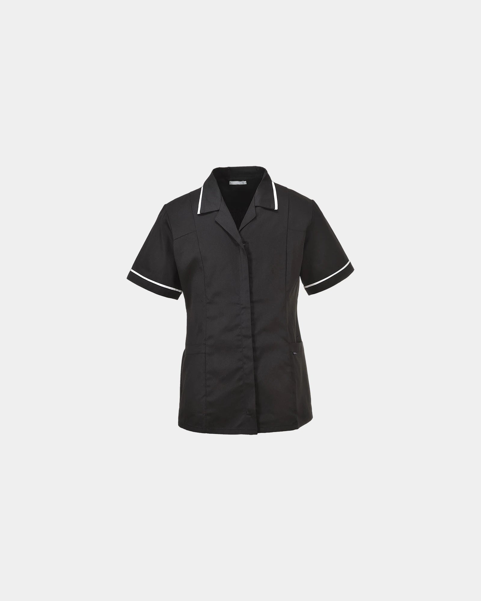 Tuniek polycoton 190 g/m² met actieve om te personaliseren - Zwart-Hemelsblauw