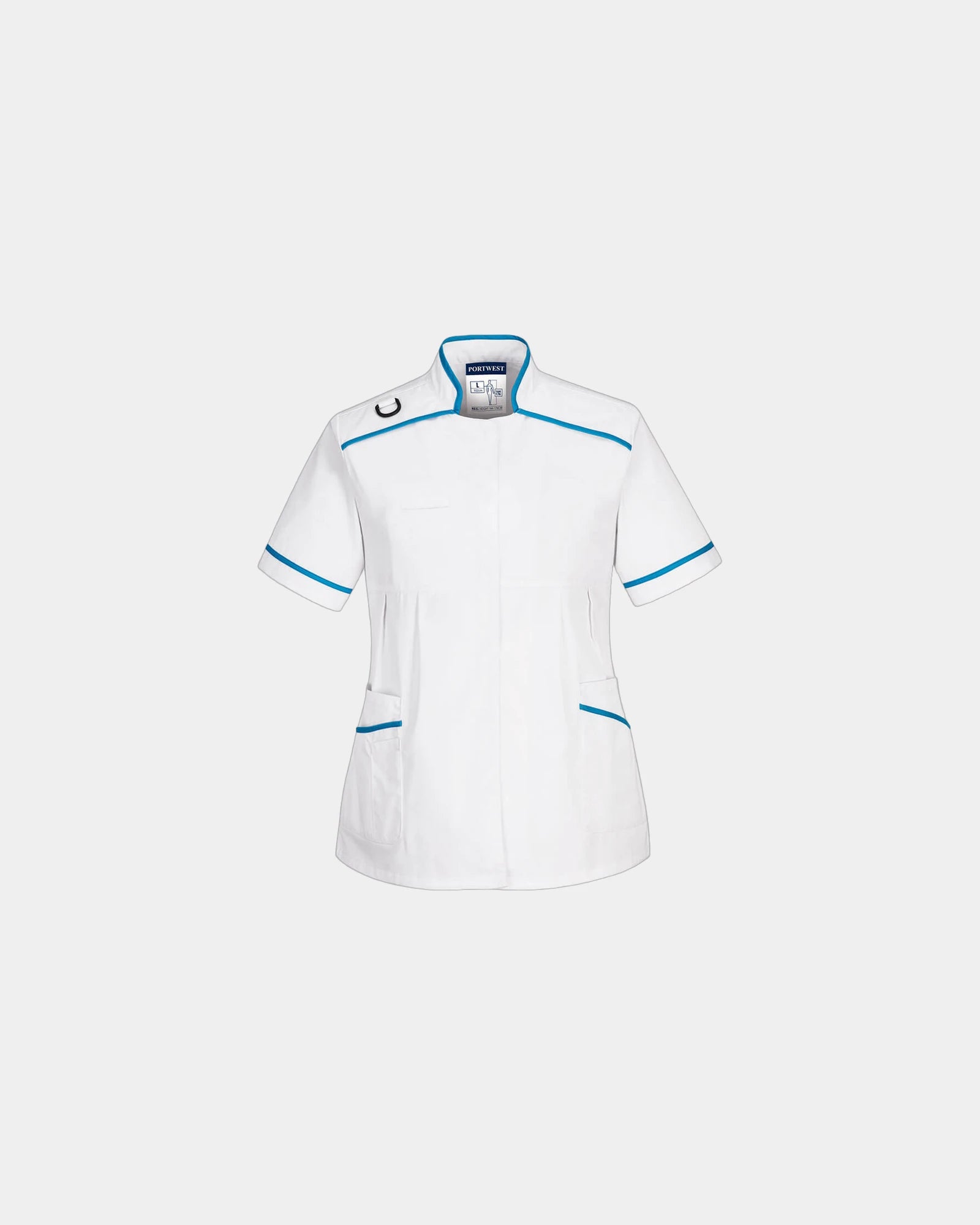 Positietuniek polyester rekbaar medisch om te personaliseren - Wit
