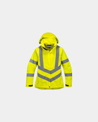 Parka dames hi-vis ademend om te personaliseren - Geel