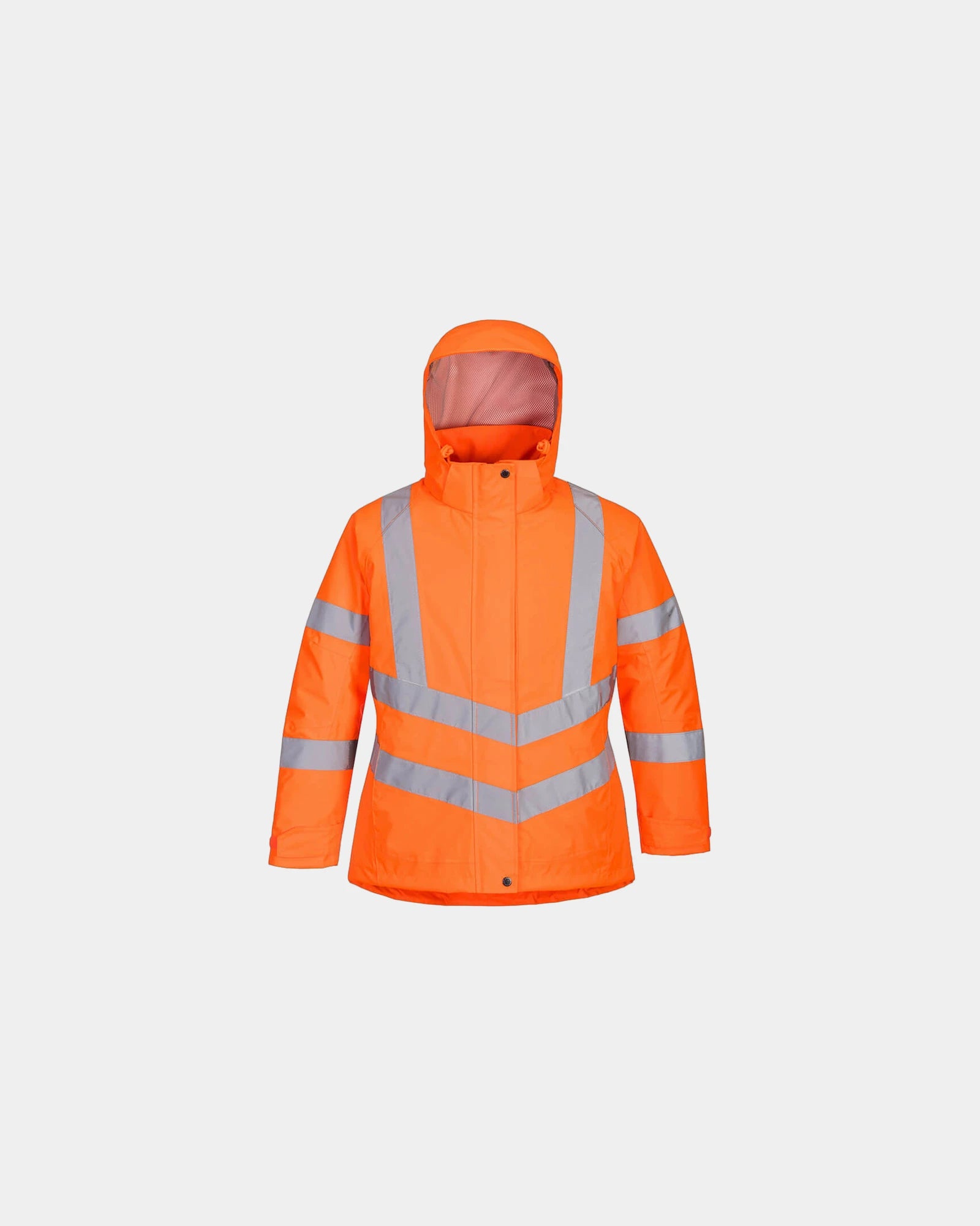 Parka winter hoge zichtbaarheid dames om te personaliseren - Oranje