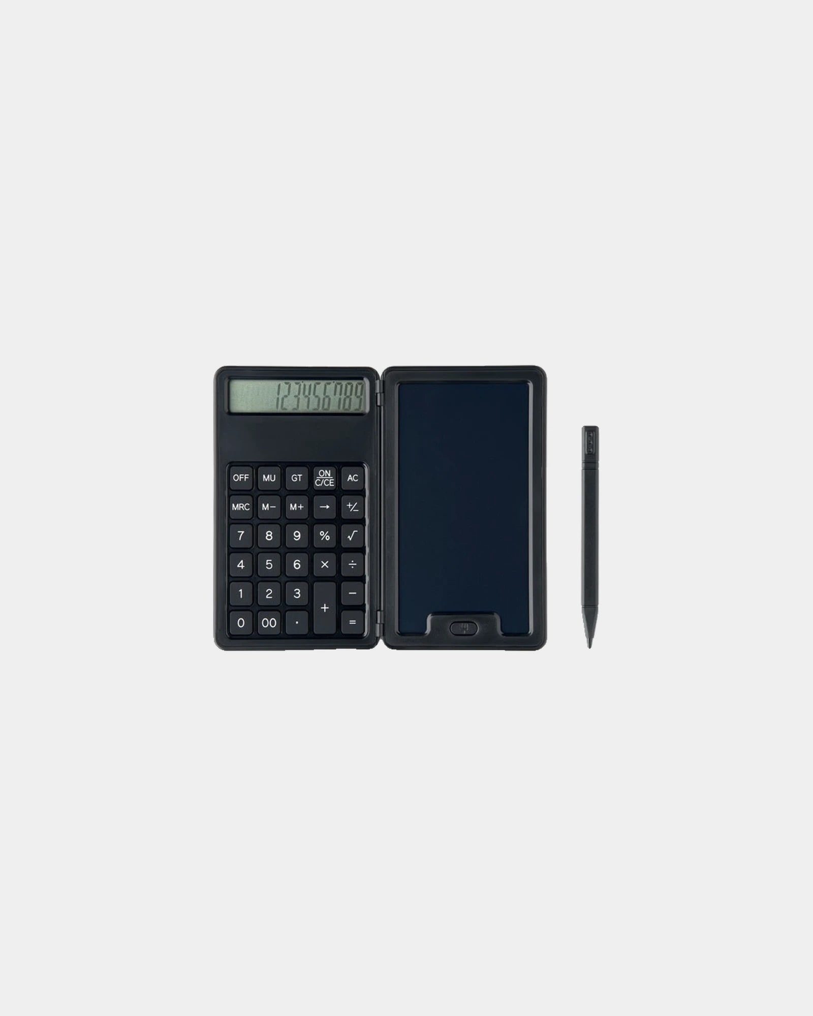 Rekenmachine met LCD-schrijftablet 5" om te personaliseren - Zwart