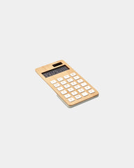 Rekenmachine 12 cijfers bamboe etui om te personaliseren
