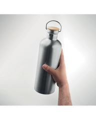 Thermosfles dubbelwandig rvs bamboe om te personaliseren - 5