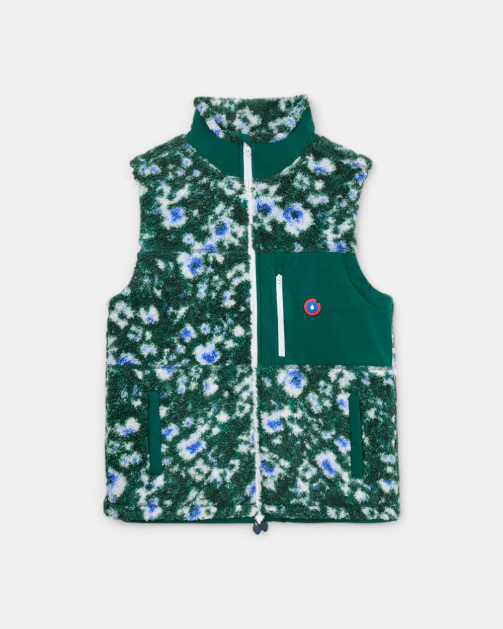 Mouwloos fleece vest, te personaliseren - 1